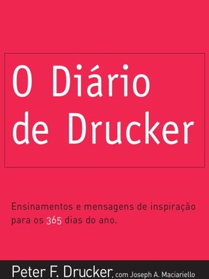 cover image of O Diário de Drucker